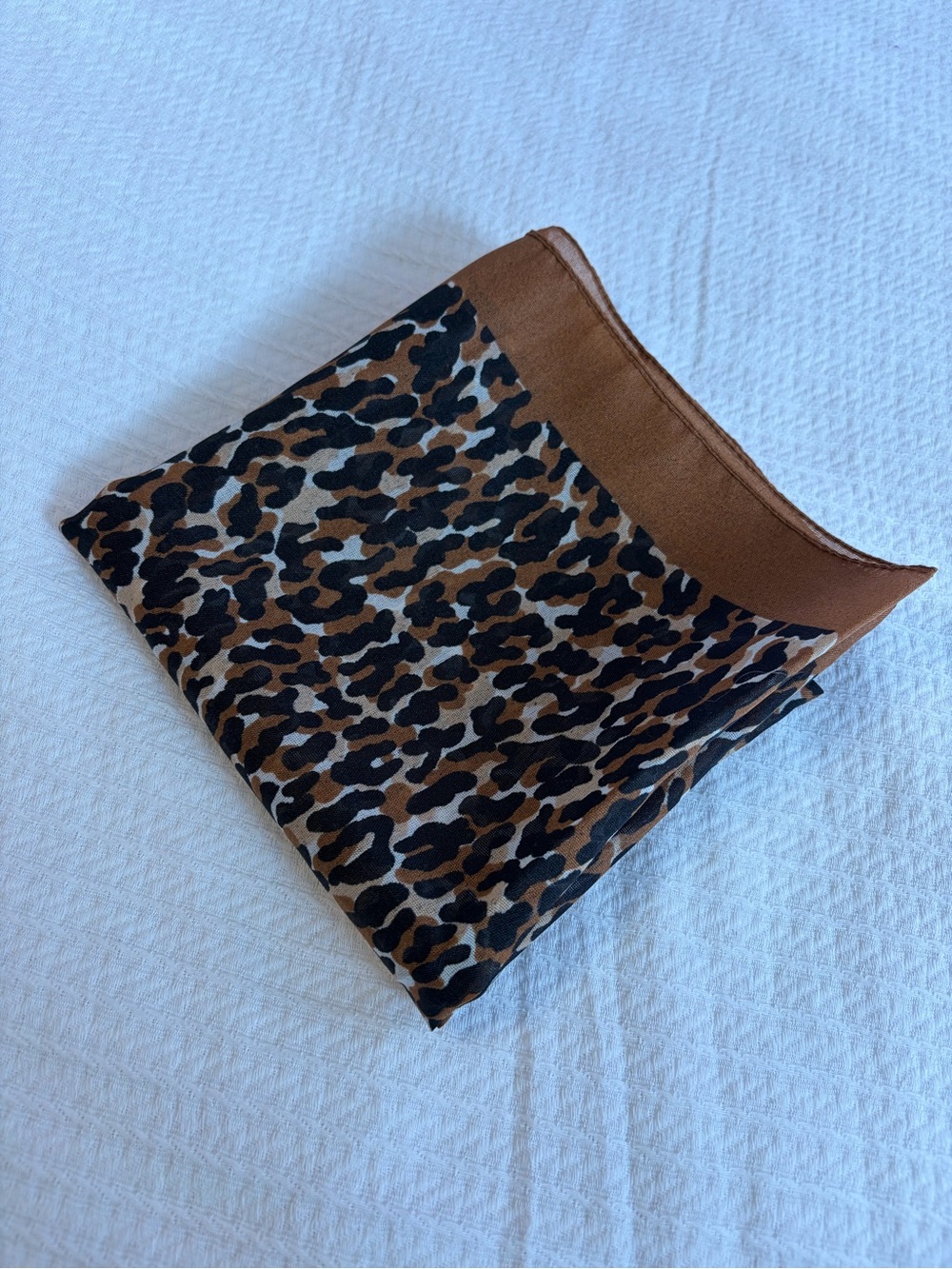 Leopard Print Scarf